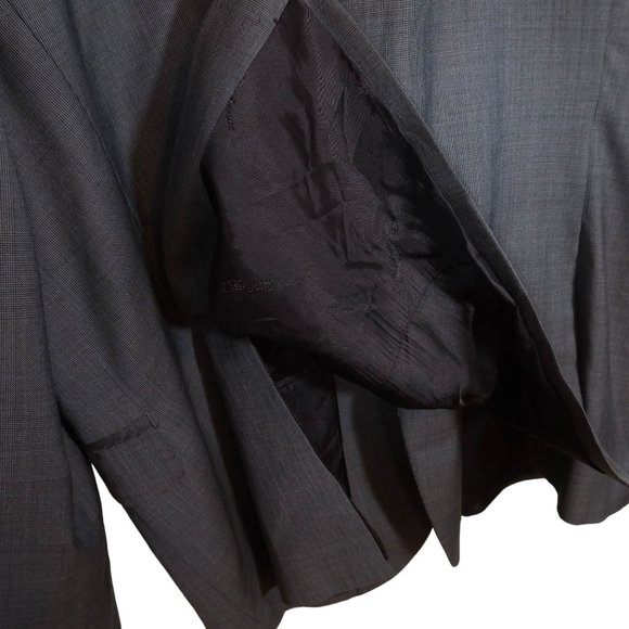 ERMENEGLIDO ZEGNA Wool Traveler Cloth Two Button Blazer Saks Fifth Avenue 46R - Picture 7 of 12